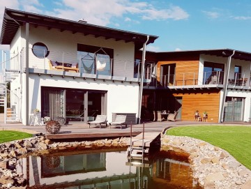Einfamilienhaus in Holzrahmenbauweise 3D Ansicht
