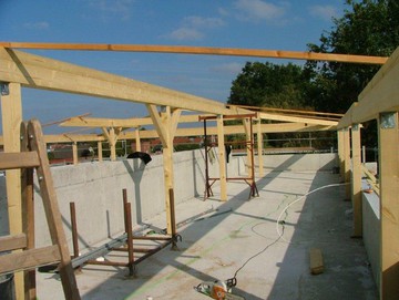Dachstuhl aus KVH Freese Feldhaus