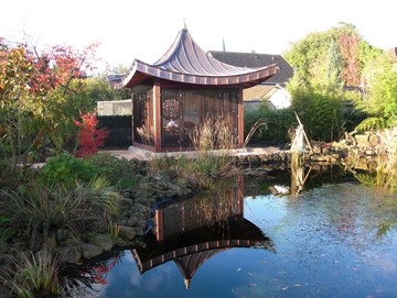 Gartenpavillon aus Holz