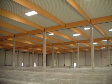 Uhlhorn Logistikhalle Holzbau