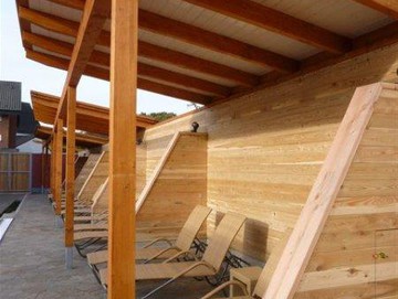 Badehaus aus Holz