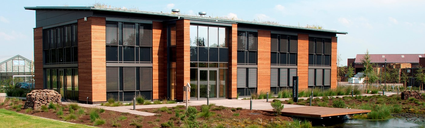 Bürogebäude in Holzrahmenbau